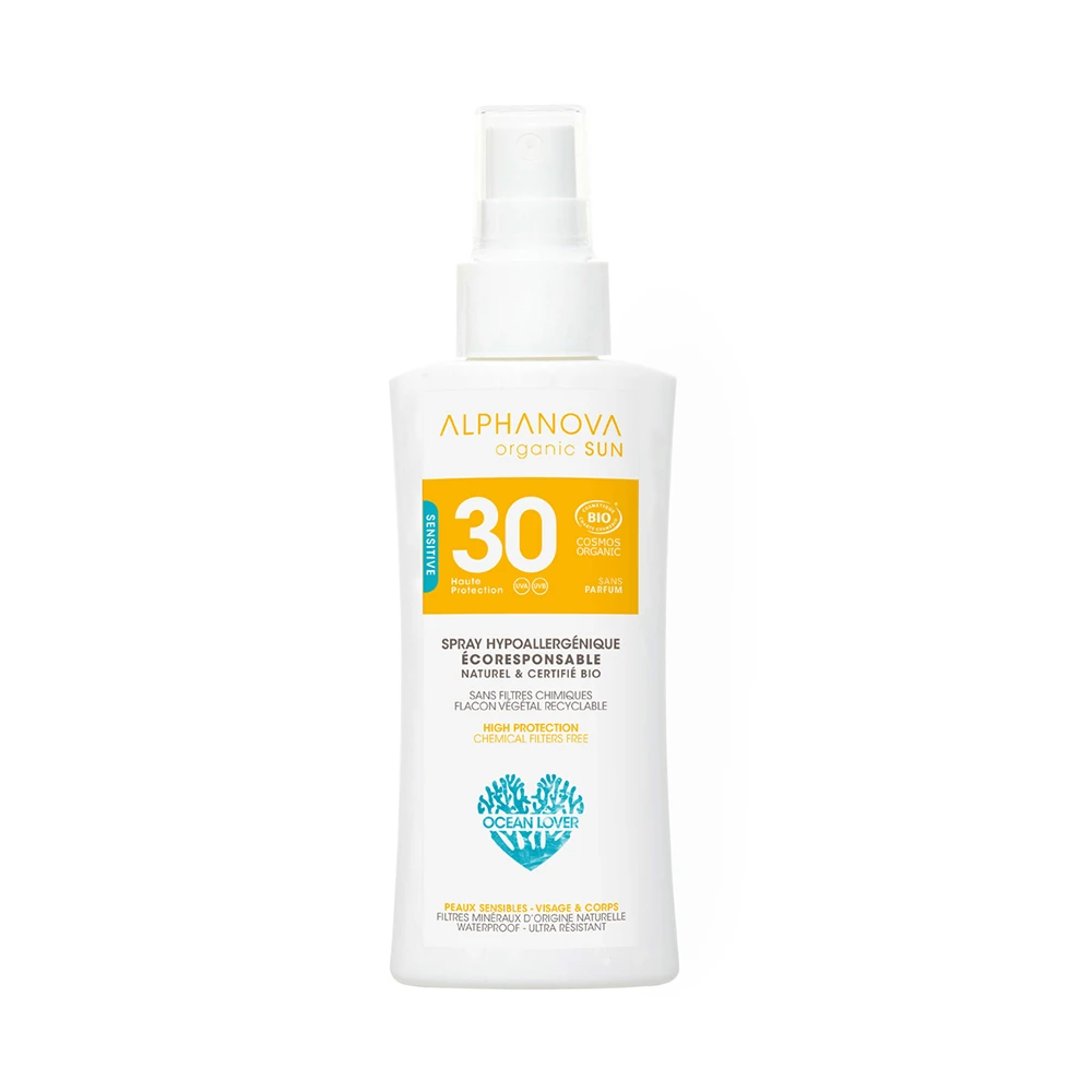 Alphanova Crème Solaire Hypoallergénique Format Voyage SPF30