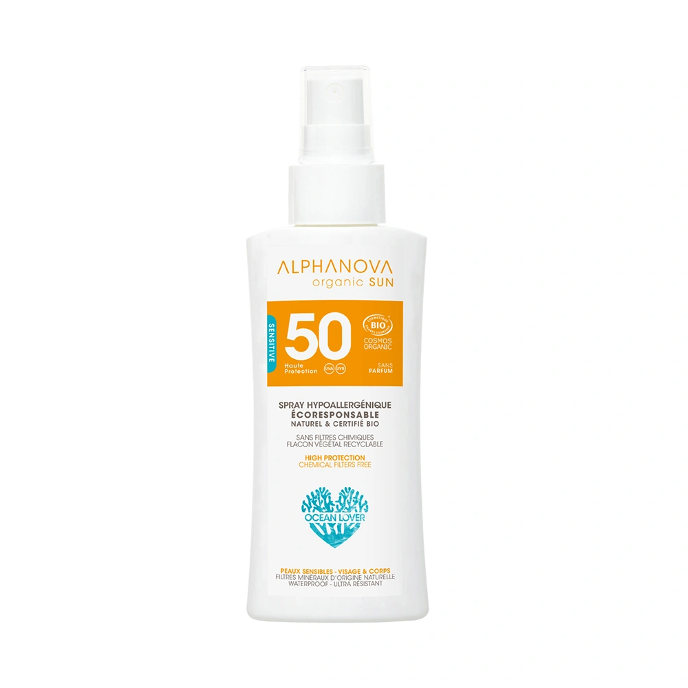 Alphanova Crème Solaire Hypoallergénique Format Voyage SPF50