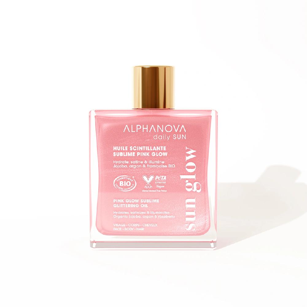 alphanova Huile Scintillante Sublime Pink Glow ALPHANOVA Daily SUN