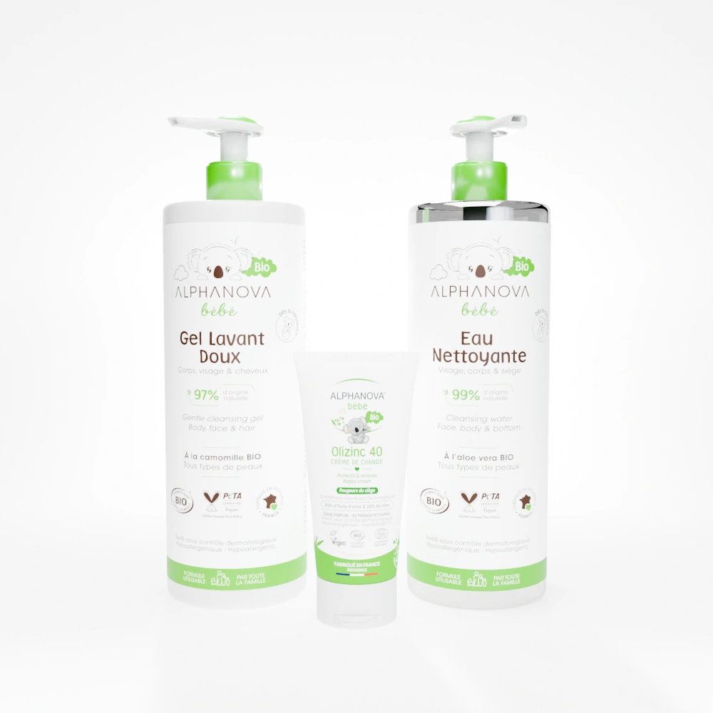 alphanova Kit bébé - Peaux normales à sensibles - ALPHANOVA®