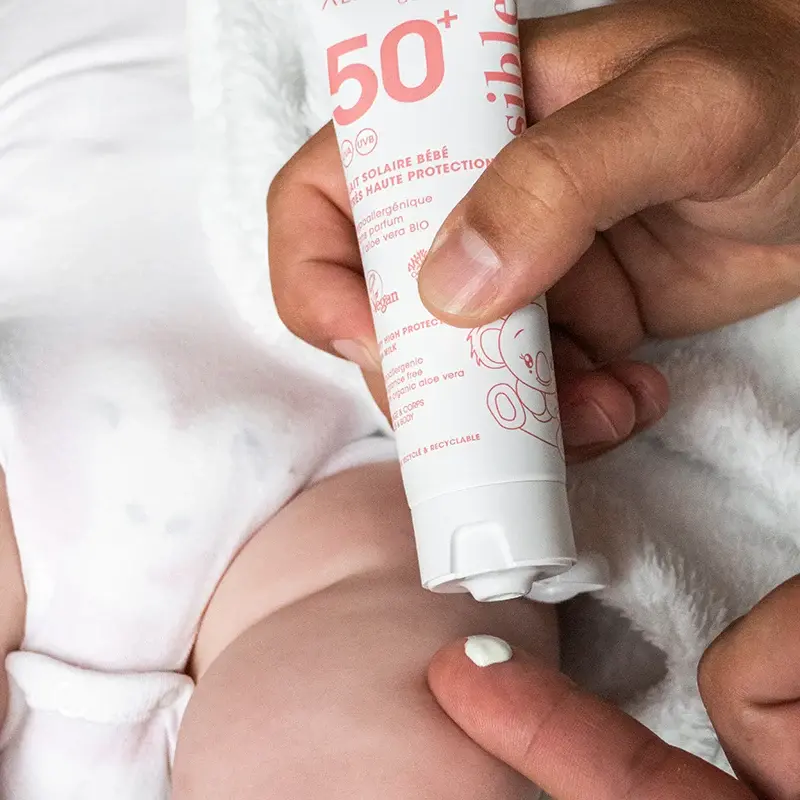 Alphanova Kit Duo Family : Lait Solaire Invisible 50+ & Lait Solaire Bébé 50+