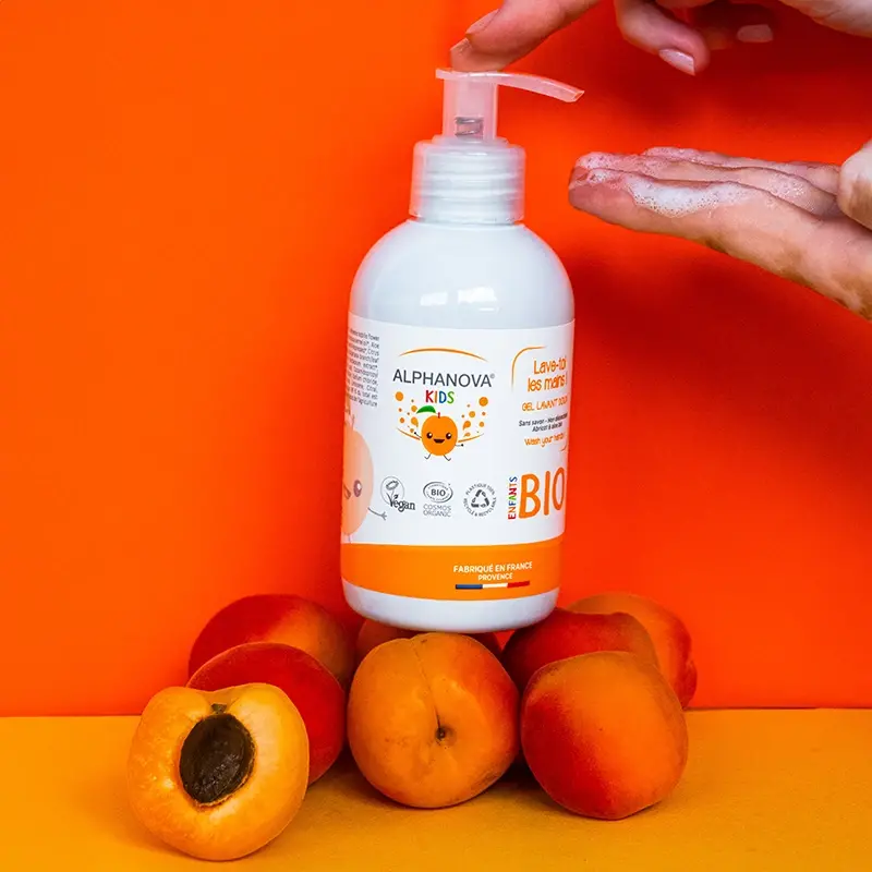 Alphanova Lave-toi Les Mains Gel Lavant Certifié Bio - Abricot
