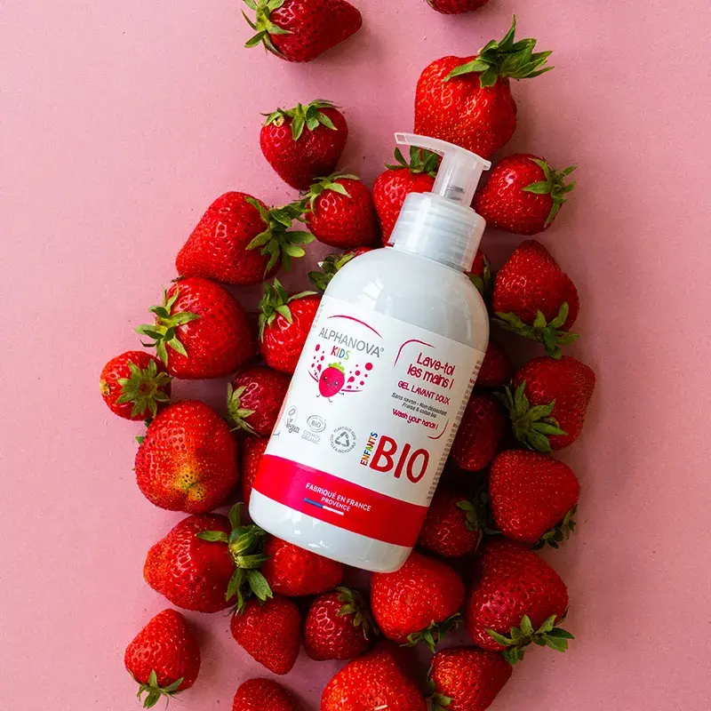 Alphanova Lave-toi Les Mains Gel Lavant Certifié Bio - Fraise
