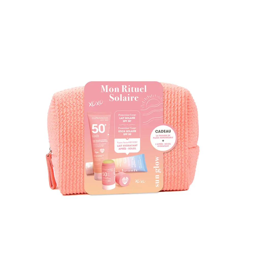 alphanova Mon Rituel Solaire : 2 protections + soin hydra & trousse OFFERTS
