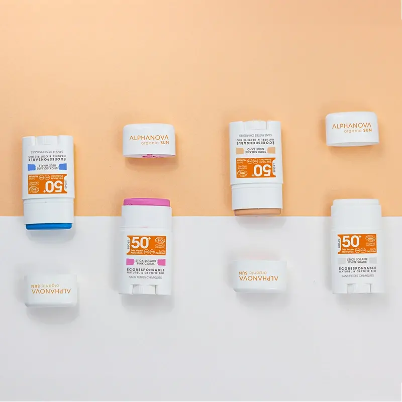 Alphanova Stick Solaire Rose Très Haute Protection Visage SPF50+