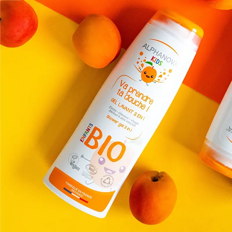 Alphanova Va Prendre Ta Douche Gel Douche Enfants Certifié Bio Abricot