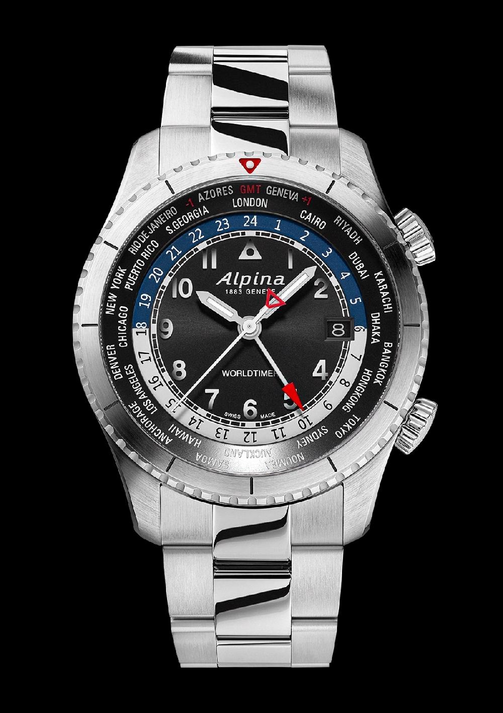 alpina Startimer Pilot Quartz Worldtimer