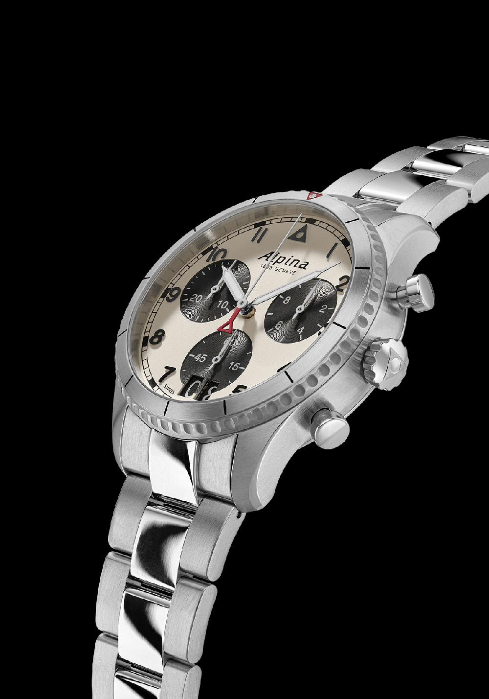 Alpina Startimer Pilot Quartz Chronograph Big Date: Automatic Men's Watch