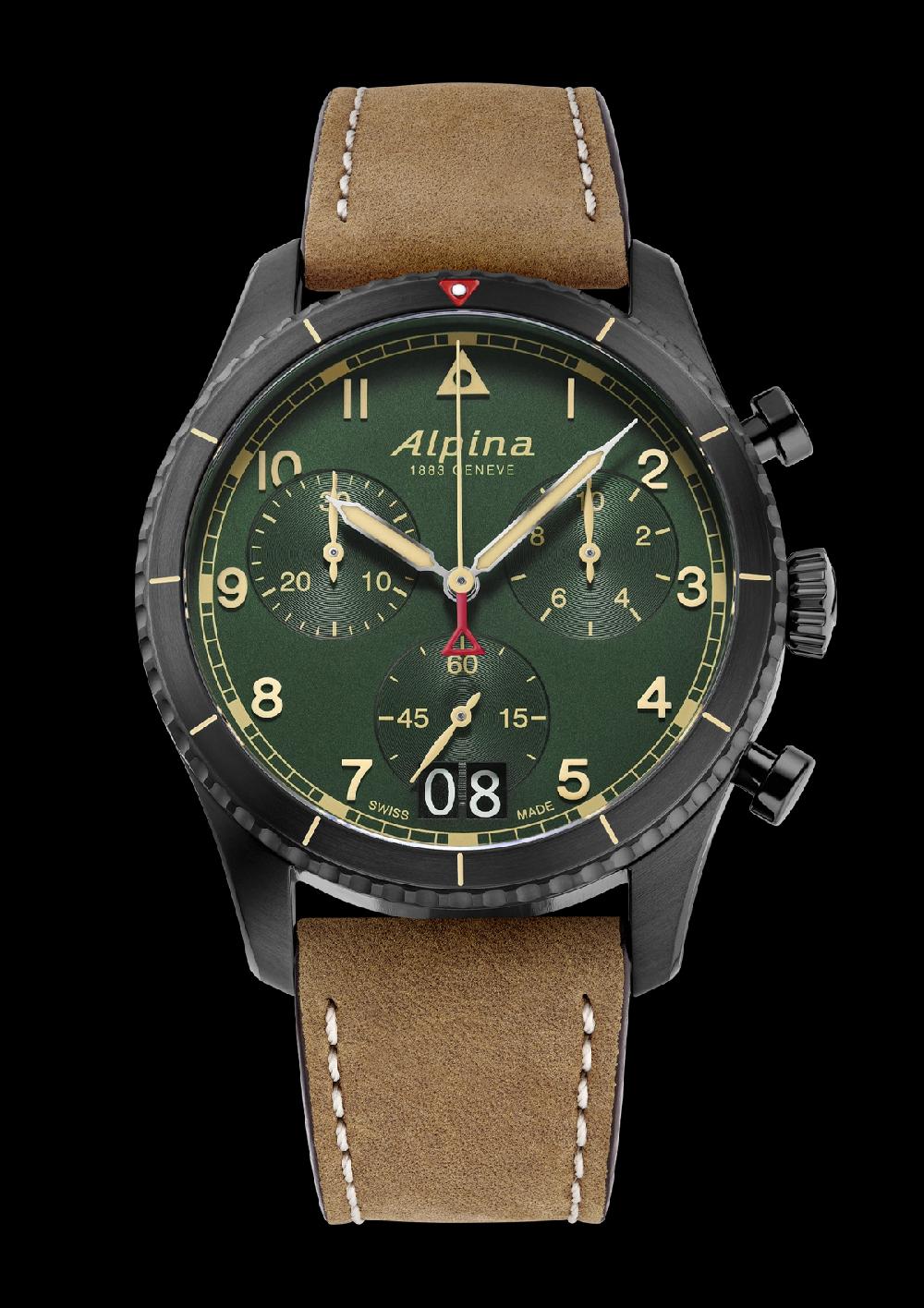 alpina Startimer Pilot Quartz Chronograph Big date: Automatic men's watch