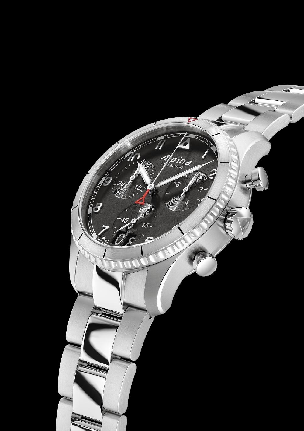 Alpina Startimer Pilot Quartz Chronograph Big Date: Automatic Men's Watch