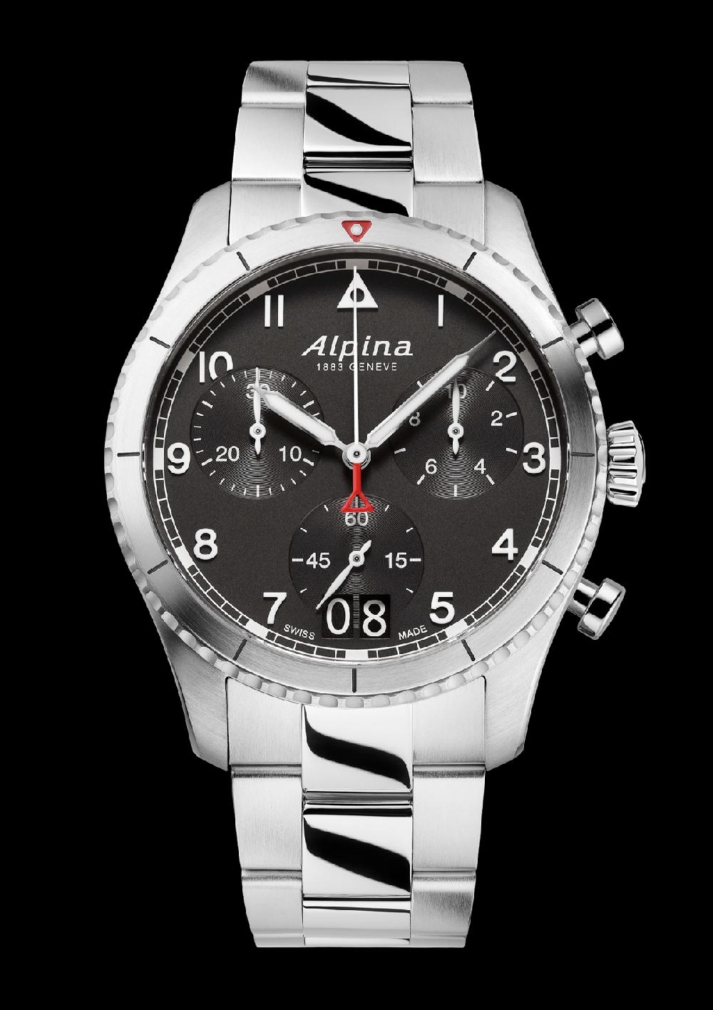 alpina Startimer Pilot Quartz Chronograph Big date: Automatic men's watch