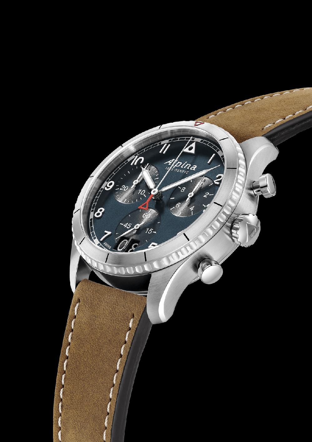 Alpina Startimer Pilot Quartz Chronograph Big Date: Automatic Men's Watch