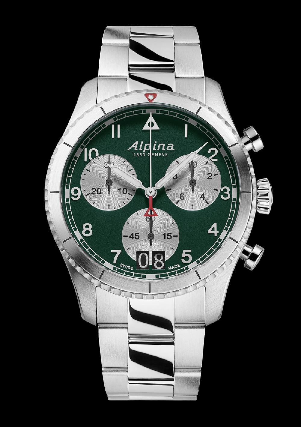 alpina Startimer Pilot Quartz Chronograph Big date: Automatic men's watch