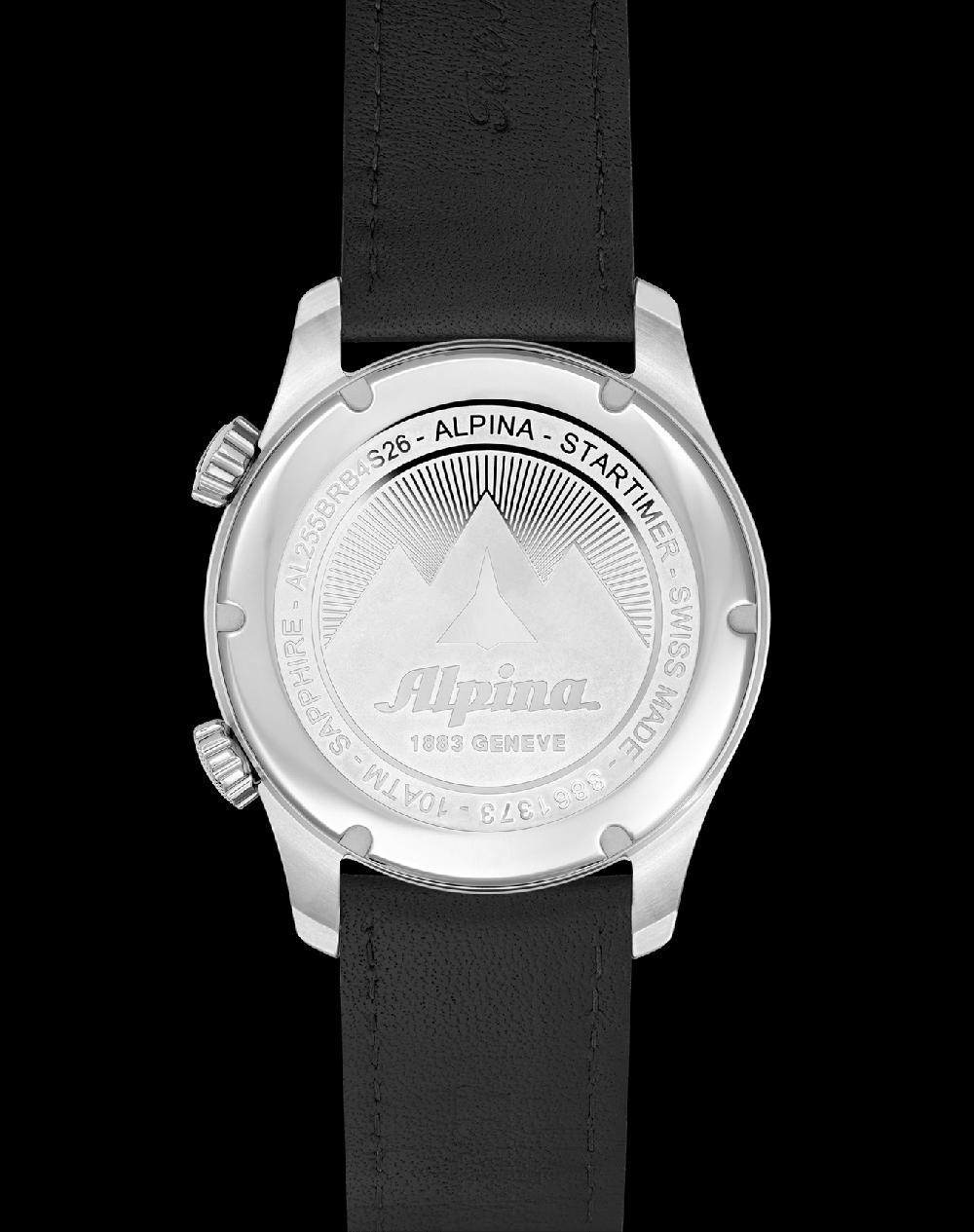 Alpina Startimer Pilot Quartz Worldtimer : Montre à Quartz Pour Homme