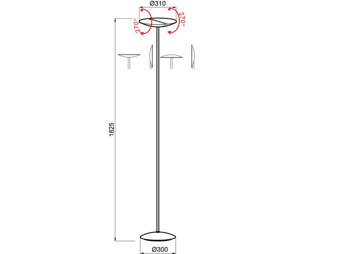 Aluminor Lampadaire KITEL 79
