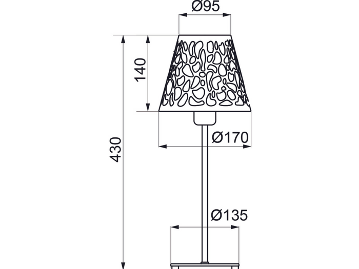 Aluminor Lampe à Poser NIHOA LT – ALUMINOR