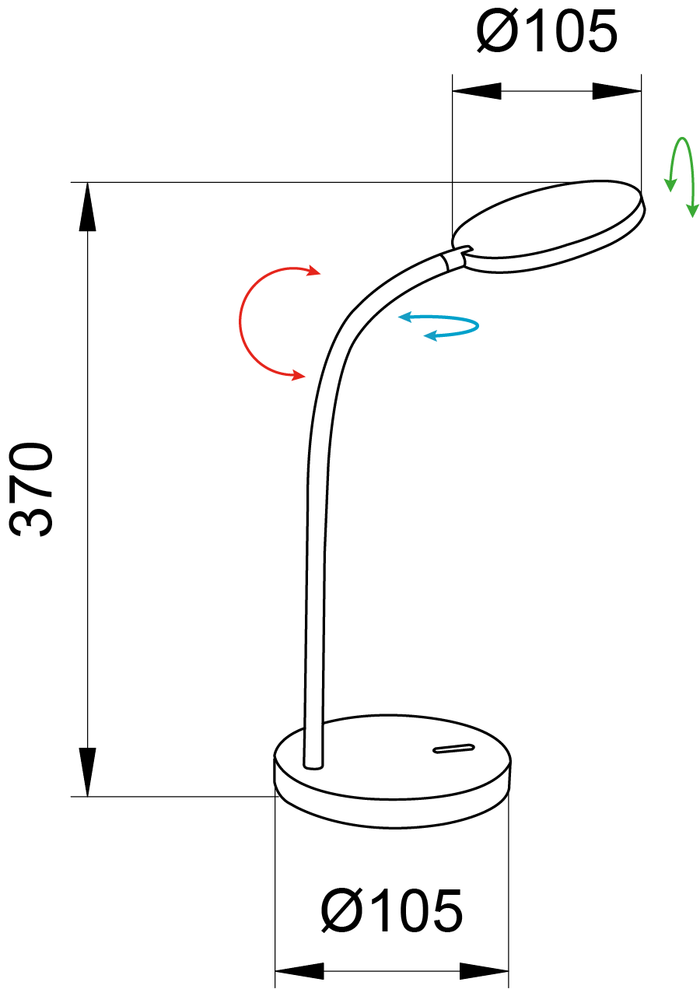 Aluminor Lampe De Bureau DECLIC LT