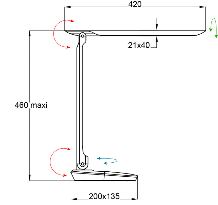 Aluminor Lampe De Bureau EUREKA