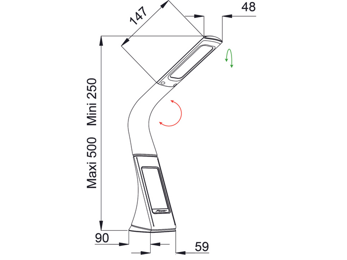 Aluminor Lampe De Bureau GILDA