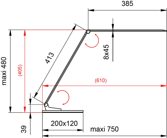 Aluminor Lampe De Bureau STARGLASS / ALUMINOR