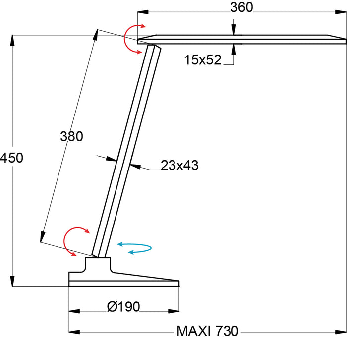 Aluminor Lampe De Bureau SUCCESS