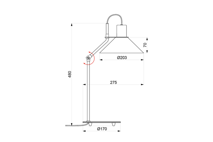 Aluminor Lampe ZINGA LT – ALUMINOR