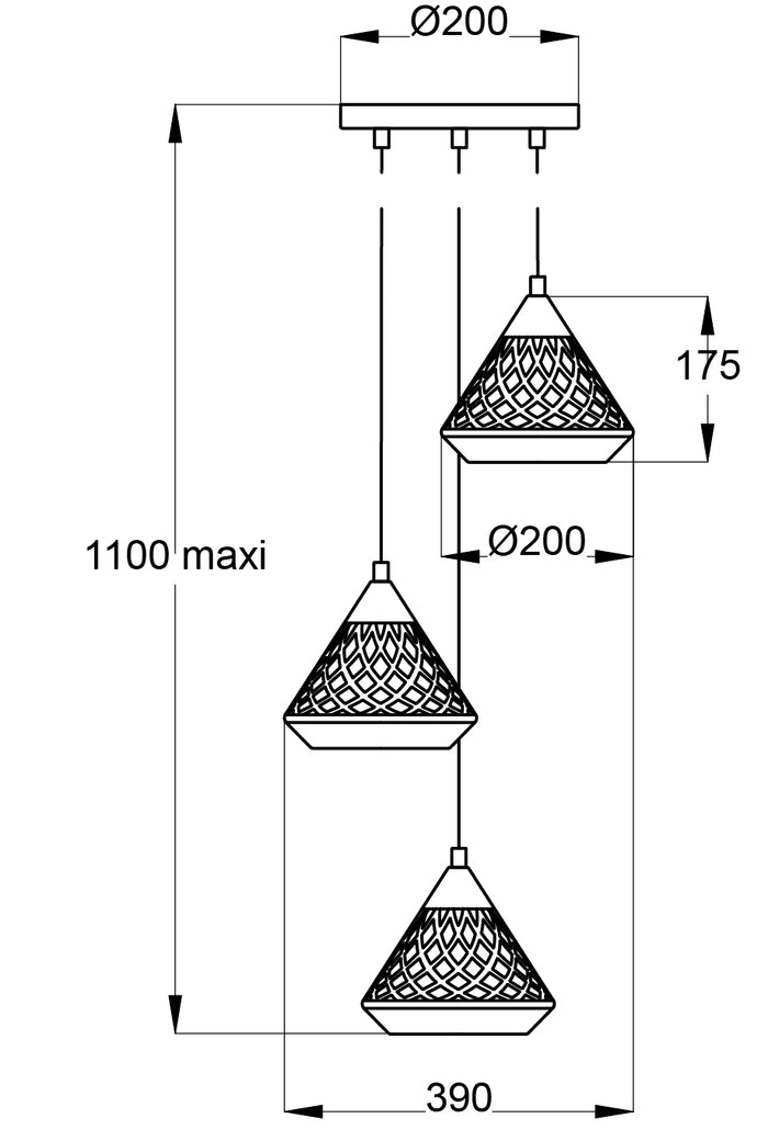 Aluminor Suspension CONE / ALUMINOR