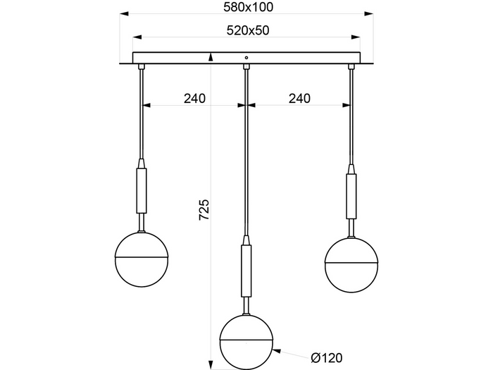 Aluminor Suspension TAMARA S