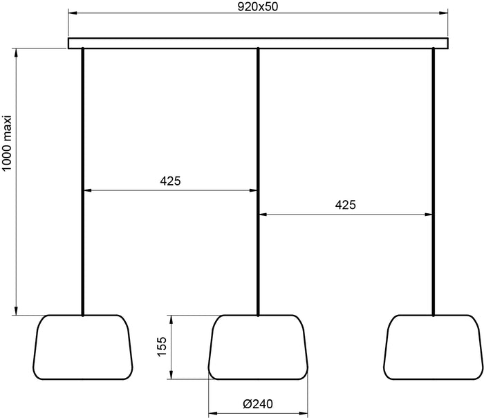 Aluminor Suspension XENIA