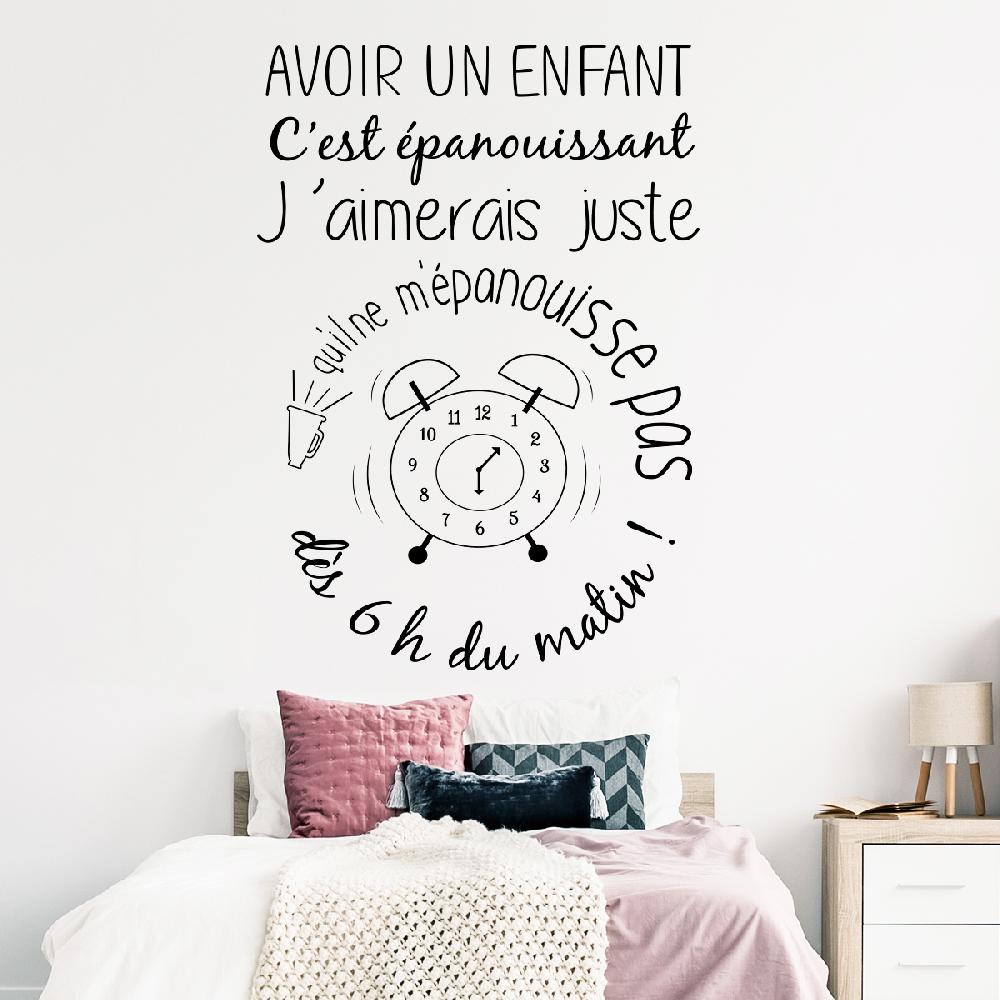 ambiance sticker Sticker citation avoir un enfant c'est épanouissant – Stickers STICKERS CITATIONS Français