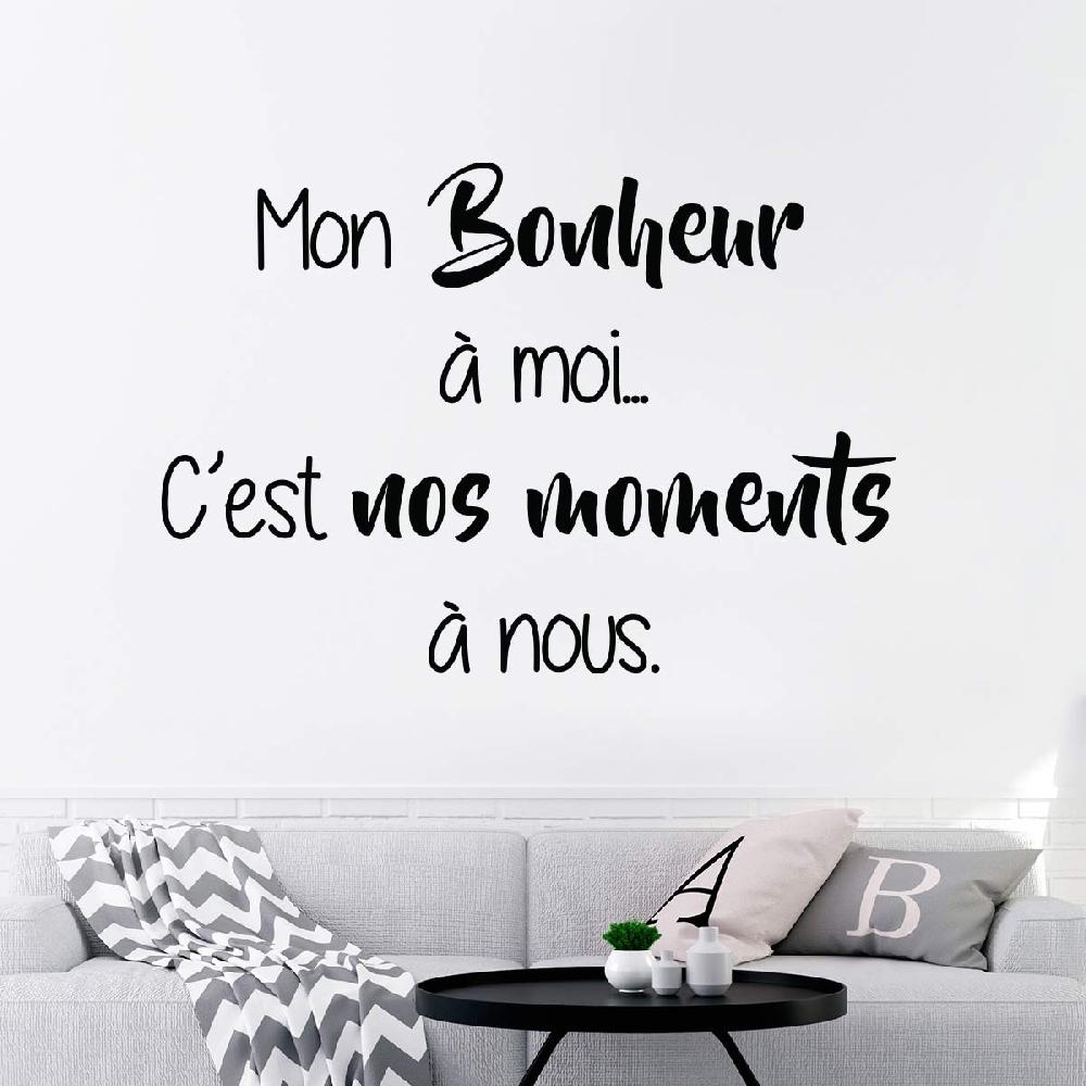 ambiance sticker Sticker citation mon bonheur à moi – Stickers STICKERS FÊTES Stickers Saint-Valentin