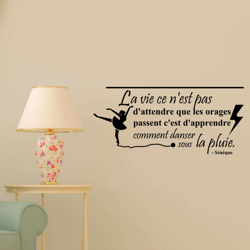 Ambiance Sticker Sticker La Vie - Sénèque – Stickers STICKERS CITATIONS Français