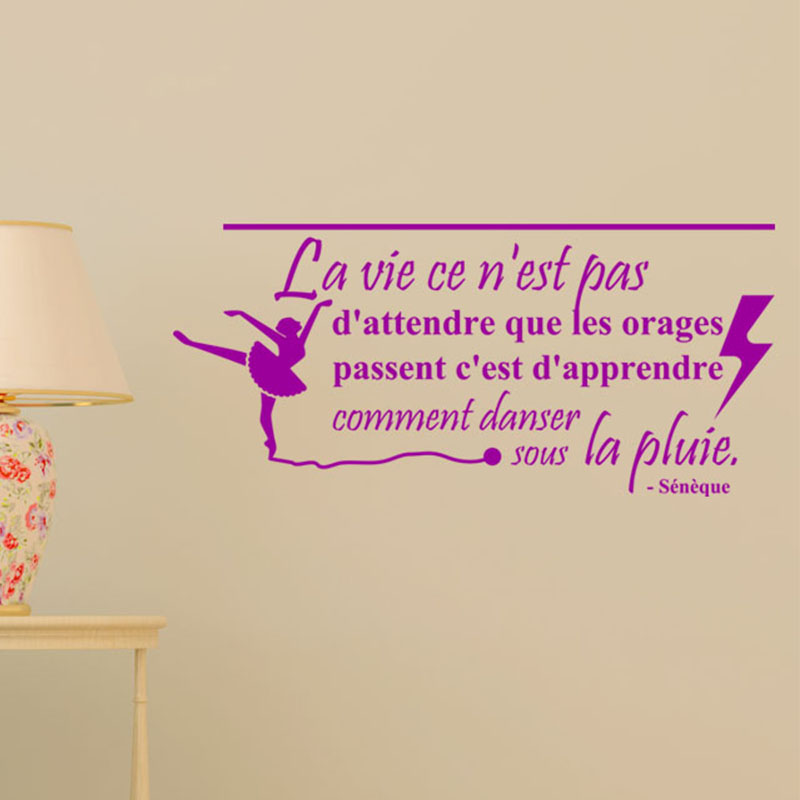 ambiance sticker Sticker La vie - Sénèque – Stickers STICKERS CITATIONS Français