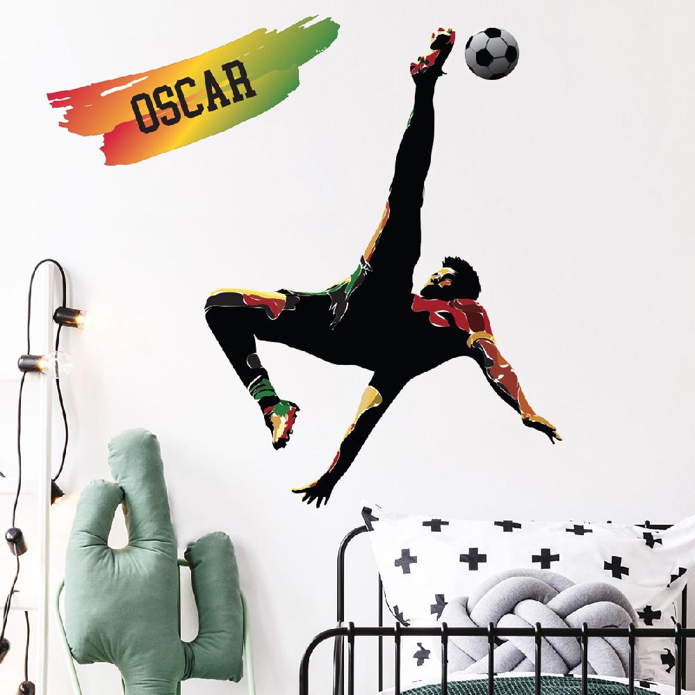 ambiance sticker Sticker personnalisable prénom footballeur portugais – Stickers STICKERS SPORTS ET FOOTBALL Football