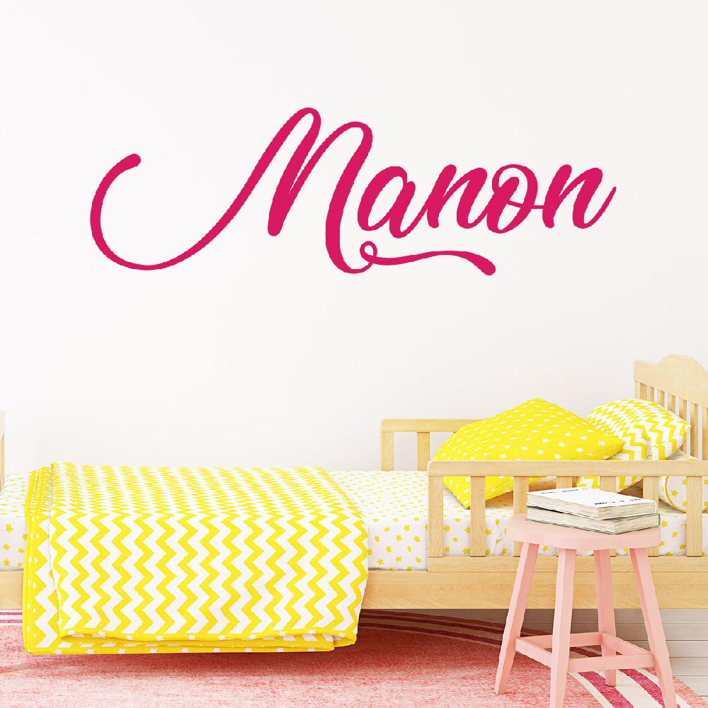 ambiance sticker Sticker prénom personnalisable manuscrit agréable - stickers CHAMBRE ENFANTS Prénoms - ambiance-sticker