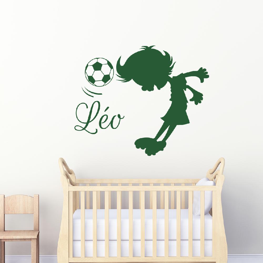 Ambiance Sticker Sticker Prénom Personnalisable Petit Footballeur – STICKERS SPORTS ET FOOTBALL Football