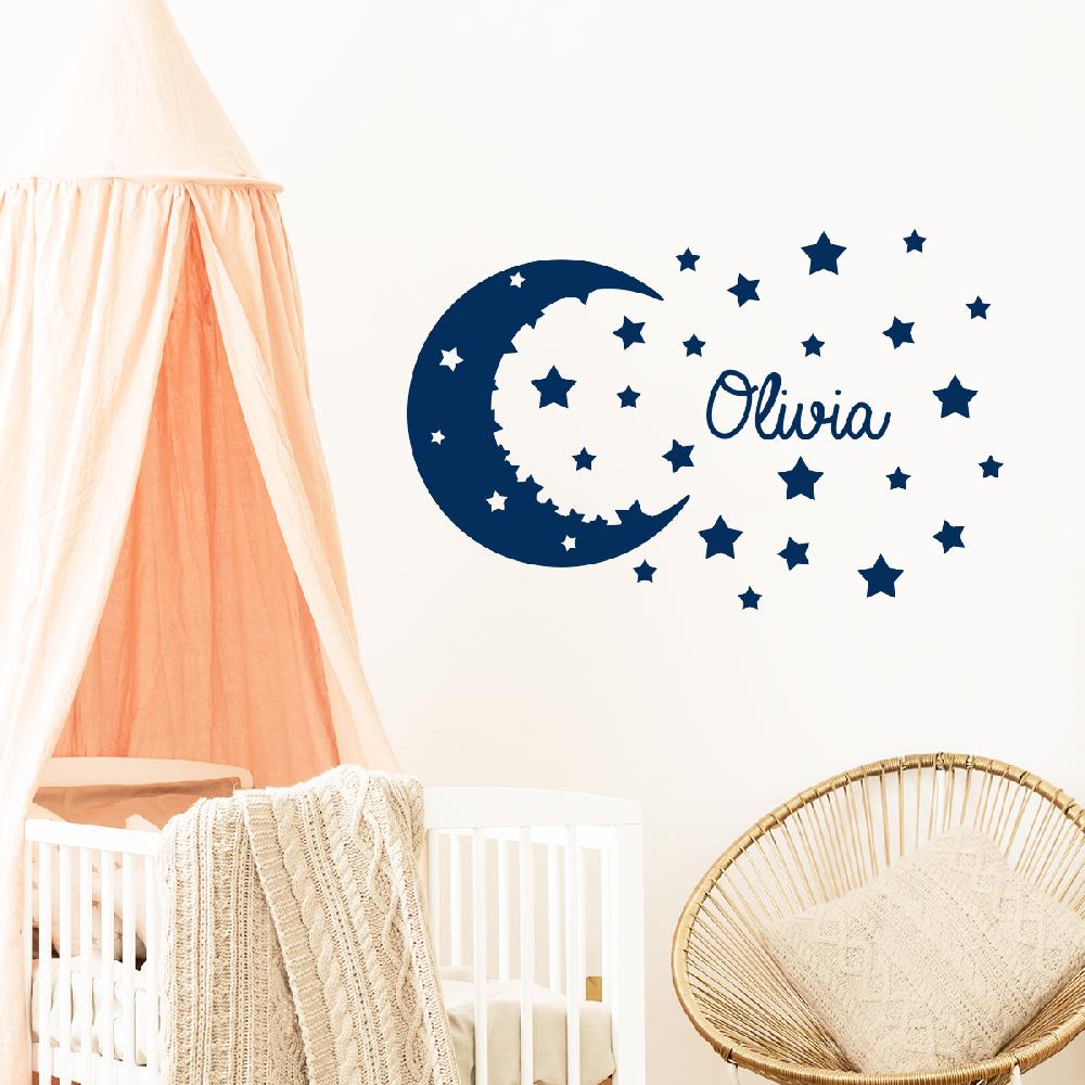 Ambiance Sticker Sticker Prénom Personnalisé Ciel étoilé – CHAMBRE ENFANTS Prénoms