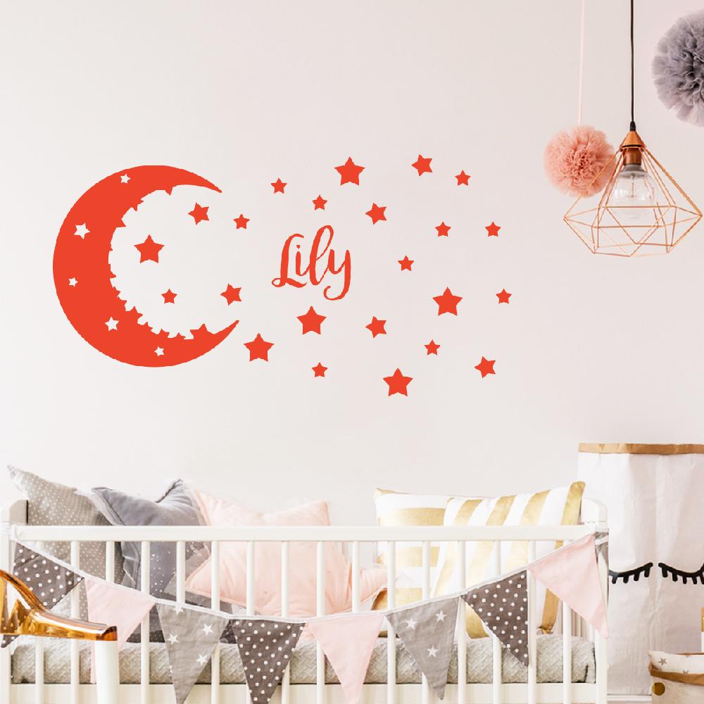 ambiance sticker Sticker prénom personnalisé ciel étoilé – CHAMBRE ENFANTS Prénoms
