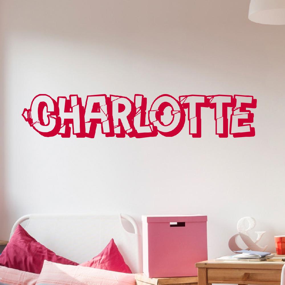 ambiance sticker Sticker prénom personnalisé peinture graffiti - stickers CHAMBRE ENFANTS Prénoms - ambiance-sticker