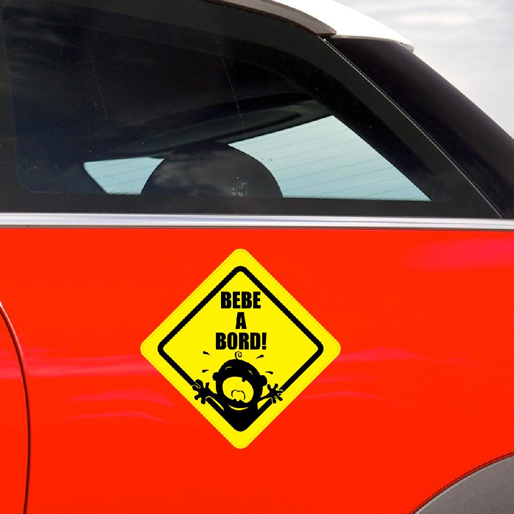 Ambiance Sticker Sticker Voiture Bébé à Bord Qui Pleure – Stickers STICKERS CITATIONS Français