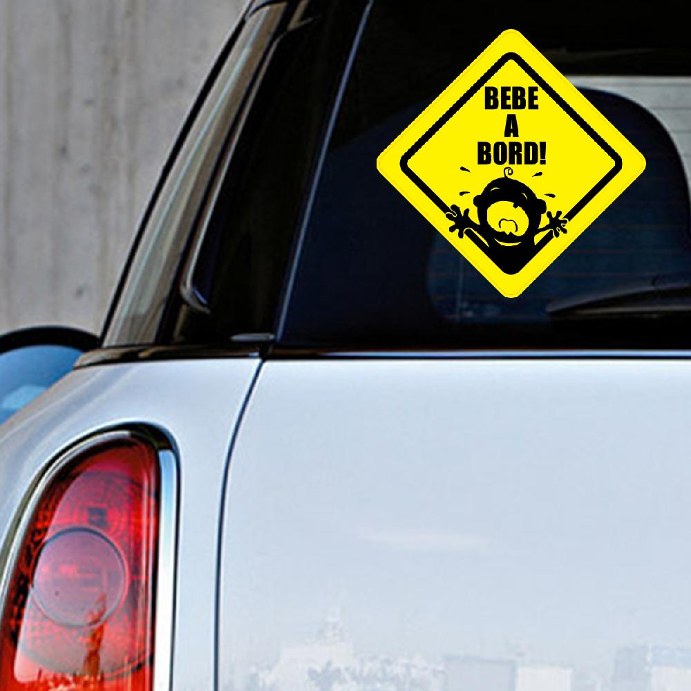 ambiance sticker Sticker voiture bébé à bord qui pleure – Stickers STICKERS CITATIONS Français
