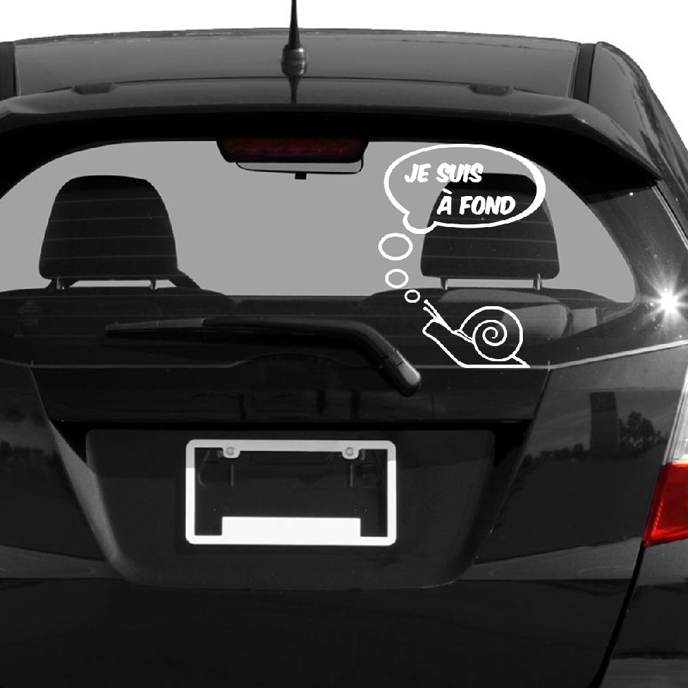 Ambiance Sticker Sticker Voiture L'escargot – Stickers STICKERS CITATIONS Français