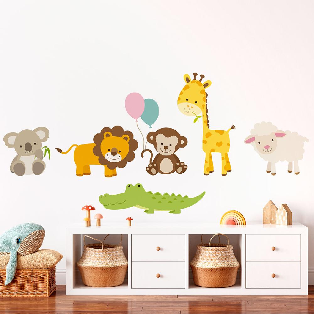 Ambiance Sticker Stickers Animaux Bébés – STICKERS ANIMAUX - Stickers Animaux De La Jungle