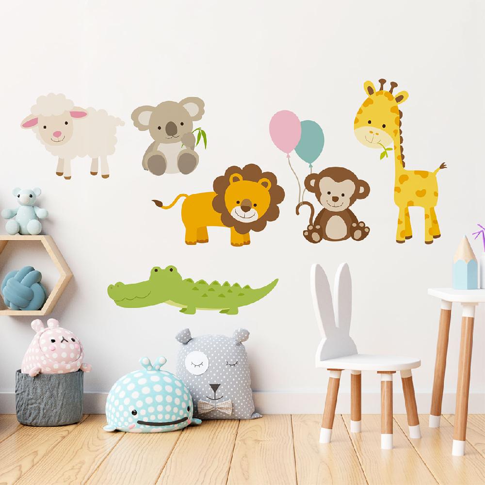 ambiance sticker Stickers animaux bébés – STICKERS ANIMAUX - Stickers Animaux de la jungle