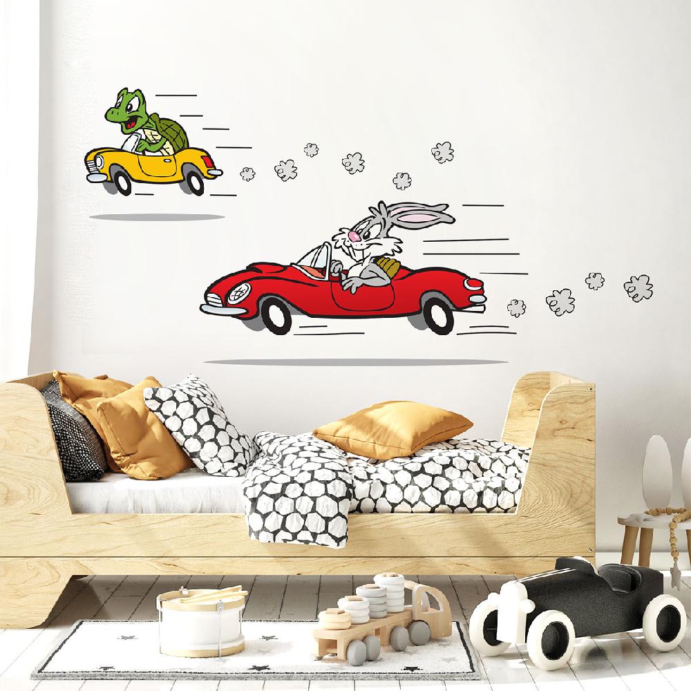Ambiance Sticker Stickers Animaux Course De Voitures – STICKERS ANIMAUX - Stickers Animaux De La Jungle