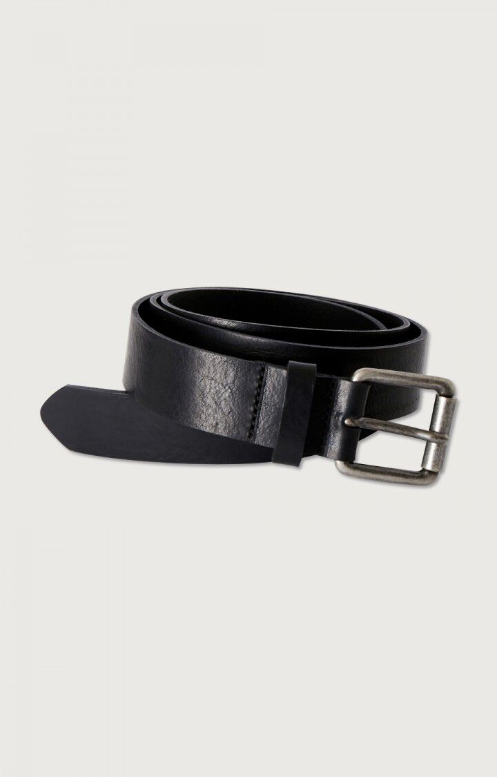 american vintage Ceinture Nebraska - NOIR Noir - H22B