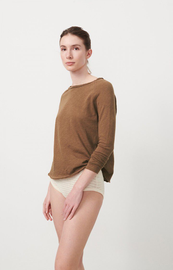 American Vintage Culotte Femme Yogo - ECRU Beige - E23