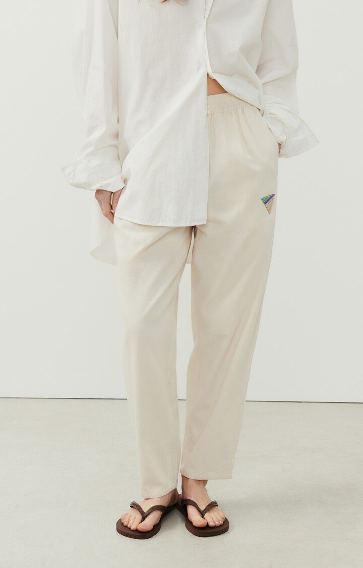 american vintage Jean femme Tirabay - ECRU Beige - H24