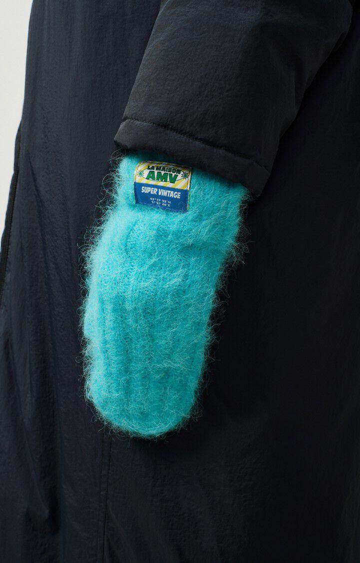 american vintage Moufles Bymi - PISCINE Bleu - H24