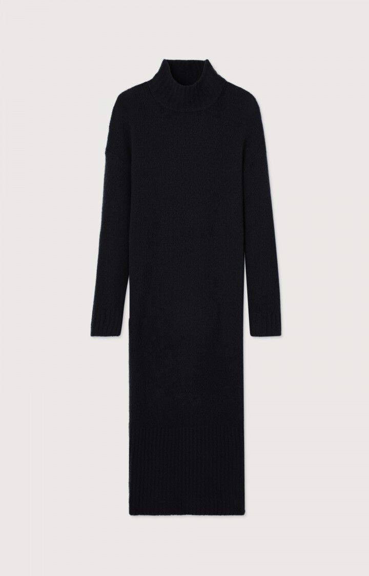 american vintage Robe femme Domy - NOIR Noir - H22B